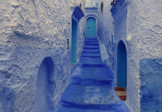 Blue alley in Chefchaouen