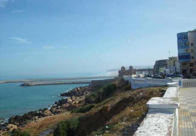 Larache seafront on the Atlantic