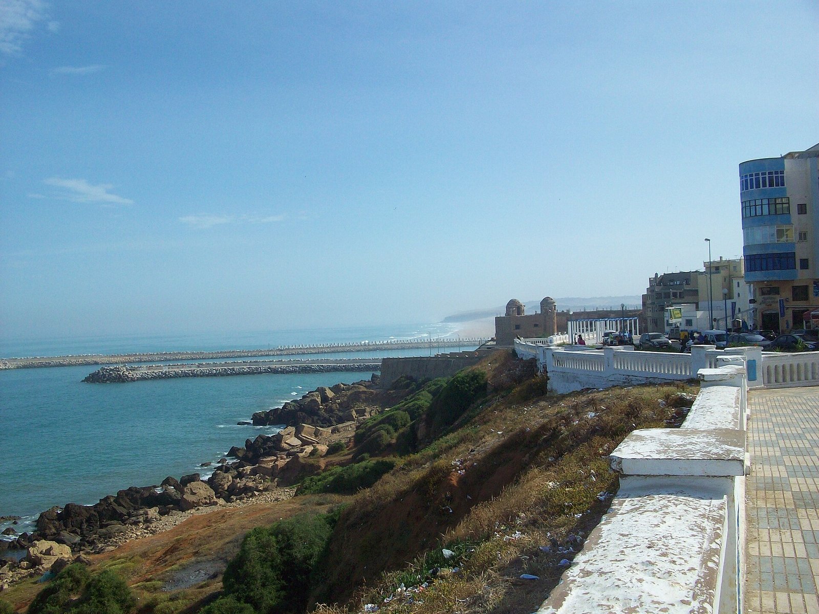 Larache seafront on the Atlantic