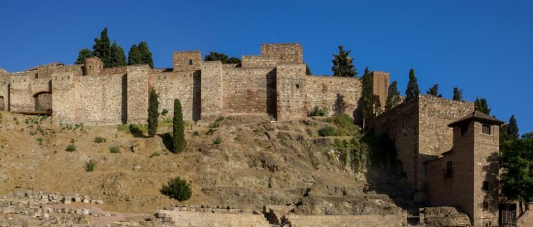 The Alcazaba of Malaga, departure for Tangier
