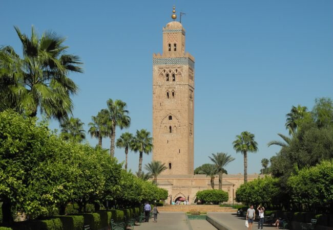 The Koutoubia minaret in Marrakech