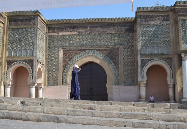 Bab Mansour gate in Meknes