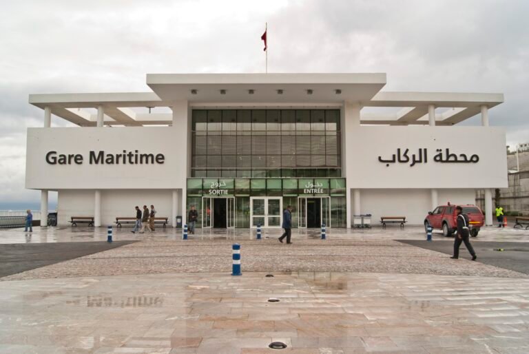 Passenger terminal of the port of Tanger Med