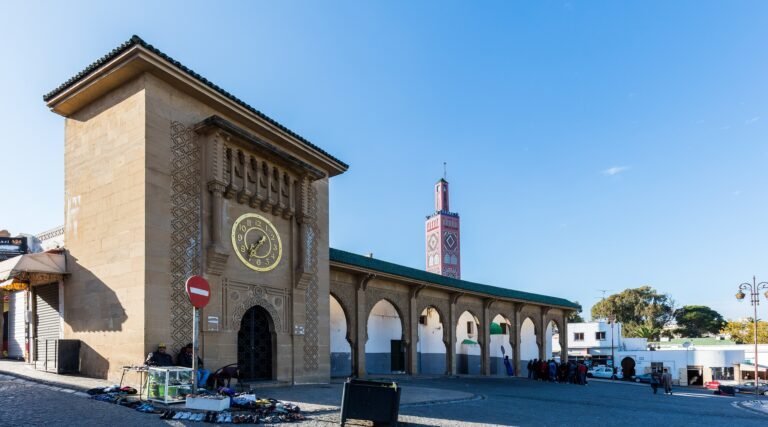 Grand Socco square in Tangier, gateway to the medina