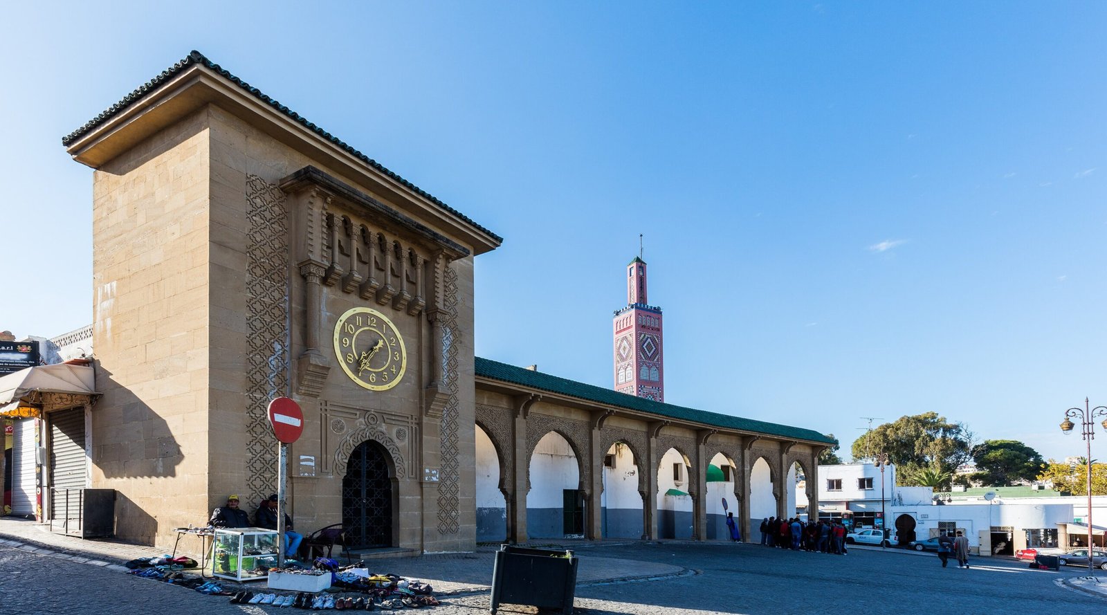 Grand Socco square in Tangier, gateway to the medina