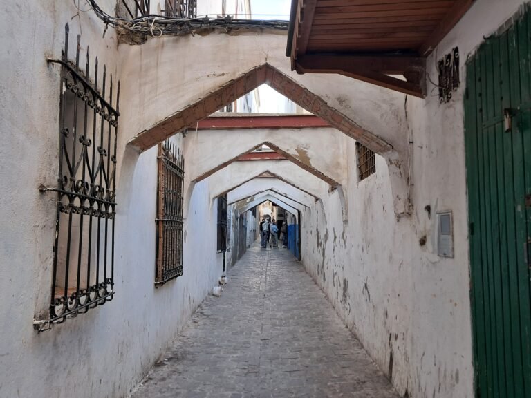 Covered lane in the Tetouan medina