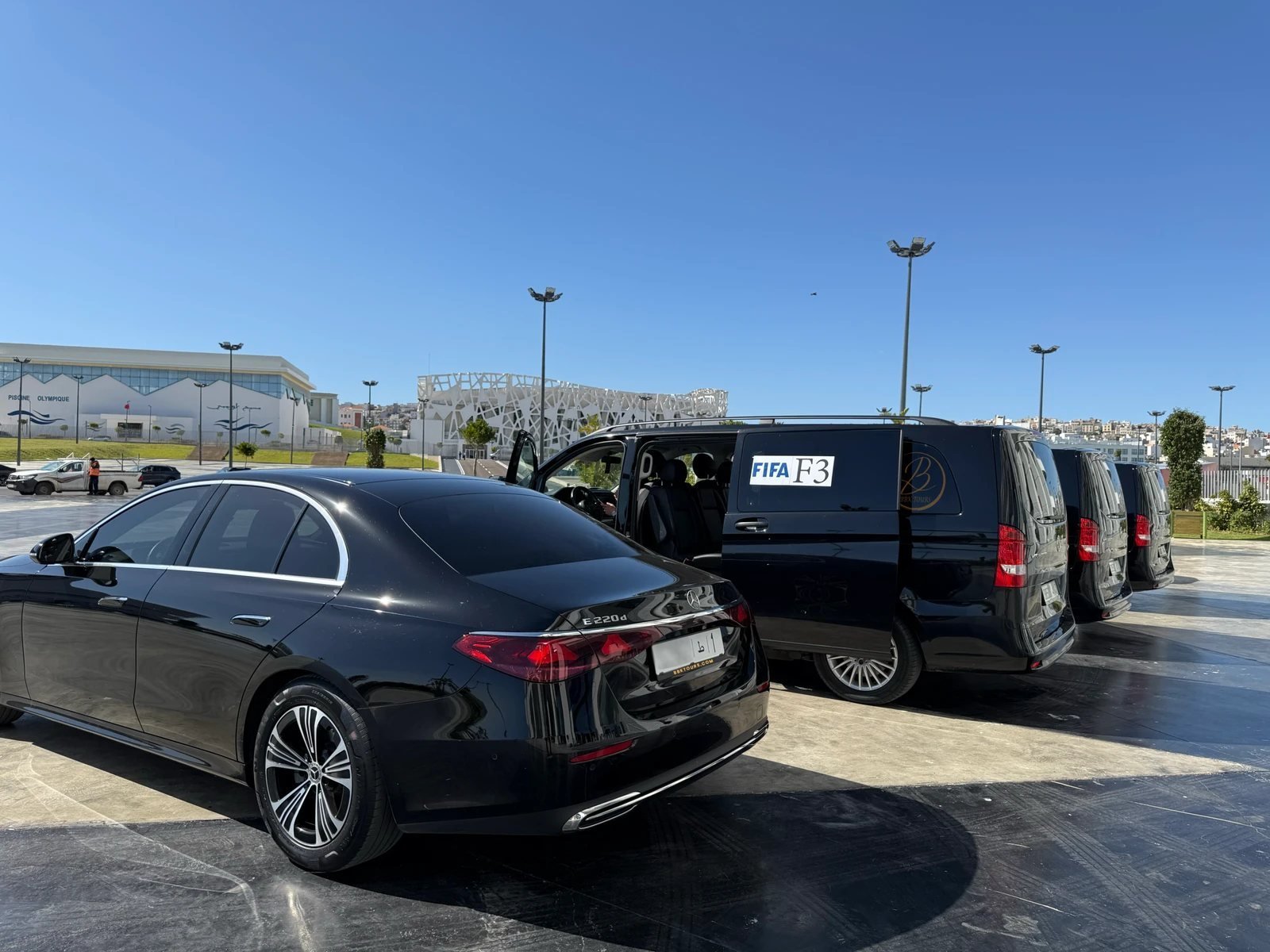 Transport touristique Tanger : Mercedes Classe E et vans Vito de BBK Tours